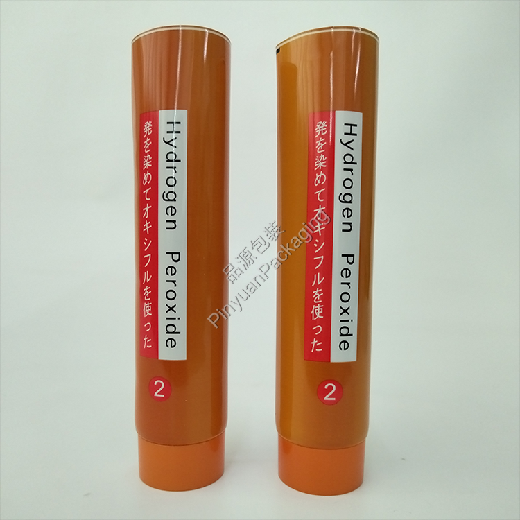 D45 200ml Hair Colors Cream ABL Cosmetic Tube with Orange Screw Cap