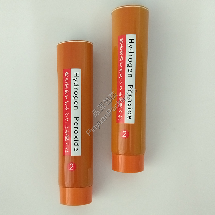 D45 200ml Hair Colors Cream ABL Cosmetic Tube with Orange Screw Cap
