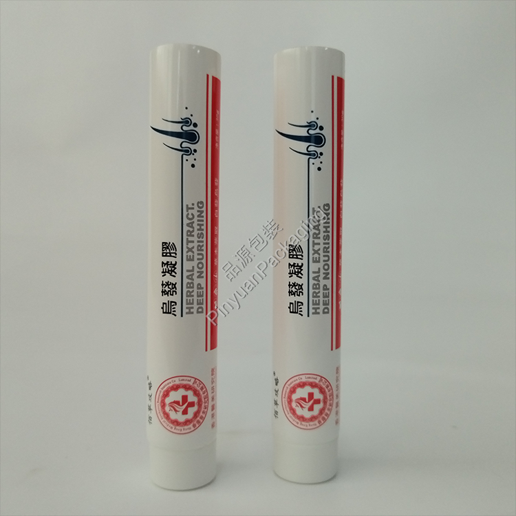D22 30g Haircare Gel PE Cosmetic Tube with White Screw Cap