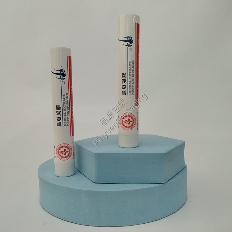 D22 30g Haircare Gel PE Cosmetic Tube with White Screw Cap