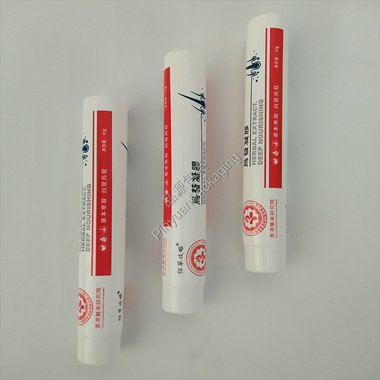 D22 30g Haircare Gel PE Cosmetic Tube with White Screw Cap