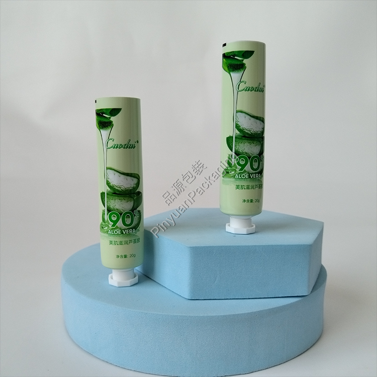 D25 20g ​Skincare Aloe Vera Gel ABL Cosmetic Tube with Octagonal Screw Cap