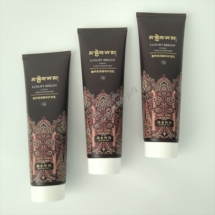 D50 300g Essence Hair Conditioner ABL Cosmetic Tube with White Screw Cap