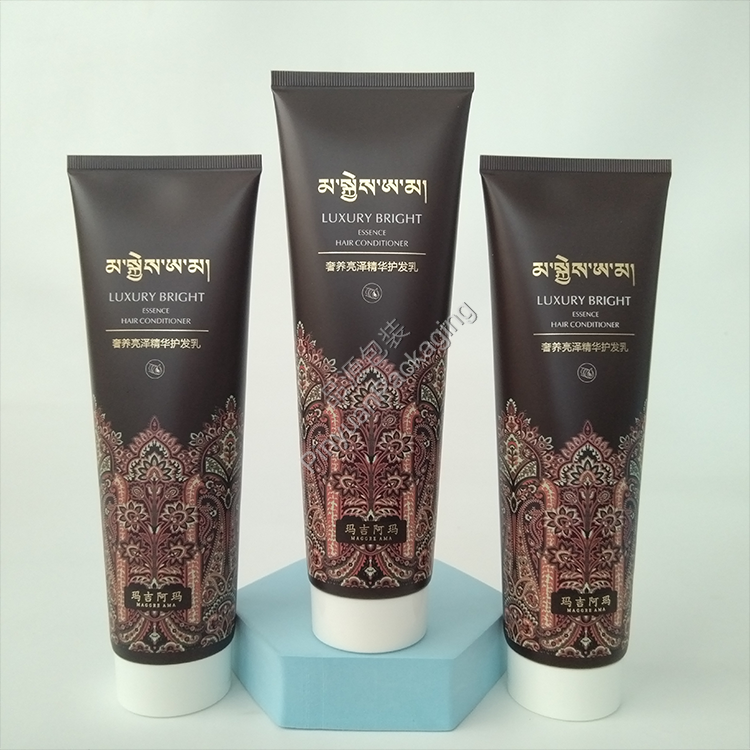 D50 300g Essence Hair Conditioner ABL Cosmetic Tube with White Screw Cap