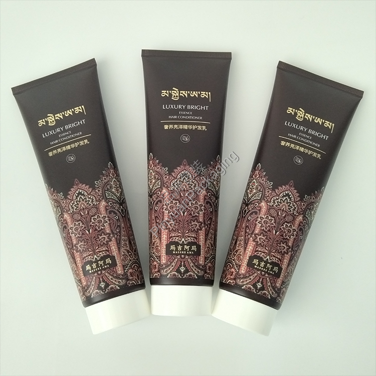 D50 300g Essence Hair Conditioner ABL Cosmetic Tube with White Screw Cap