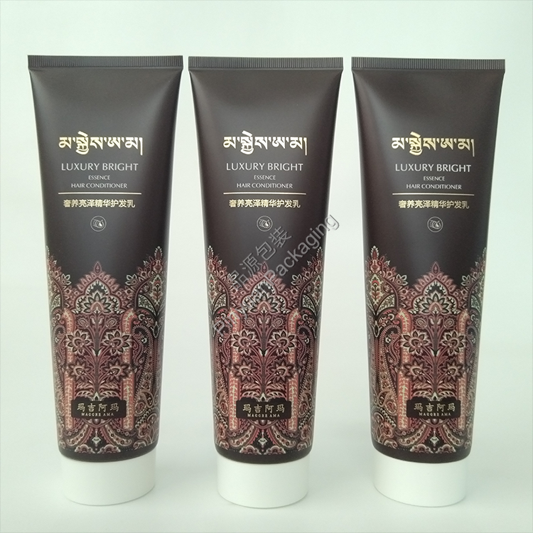 D50 300g Essence Hair Conditioner ABL Cosmetic Tube with White Screw Cap