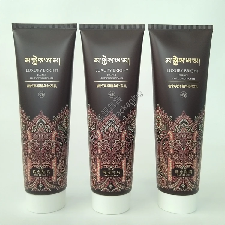 D50 300g Essence Hair Conditioner ABL Cosmetic Tube with White Screw Cap