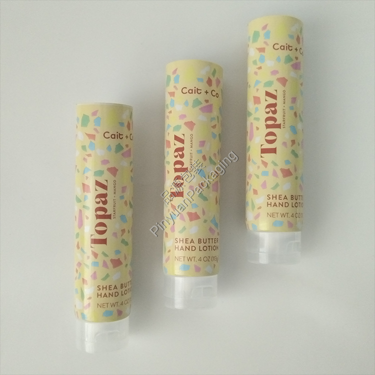 D40 113g Hand Lotion ABL Cosmetic Tube with Transparent Flip-top Cap