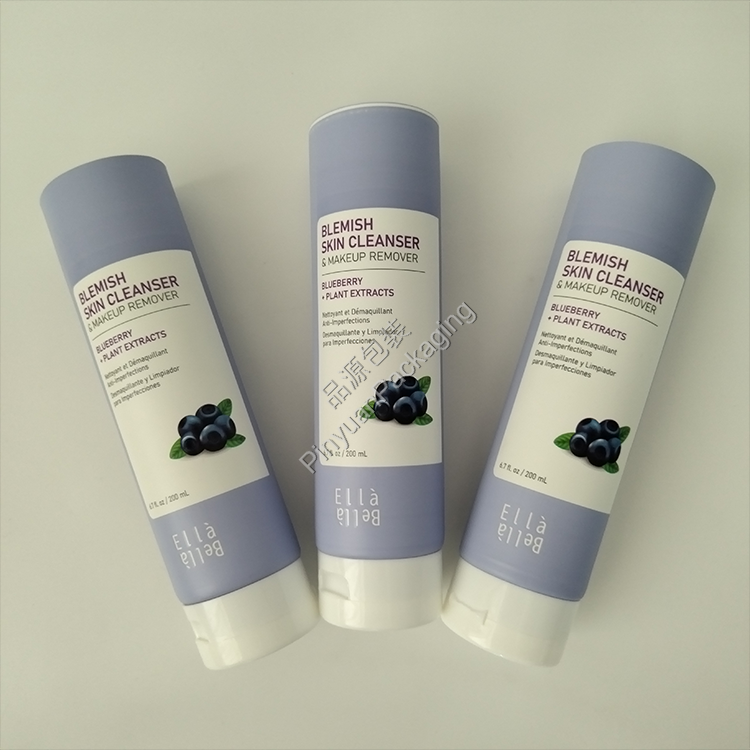 D50 200ml Skin Cleanser & Makeup Remover ABL Cosmetic Tube with White Flip-top Cap