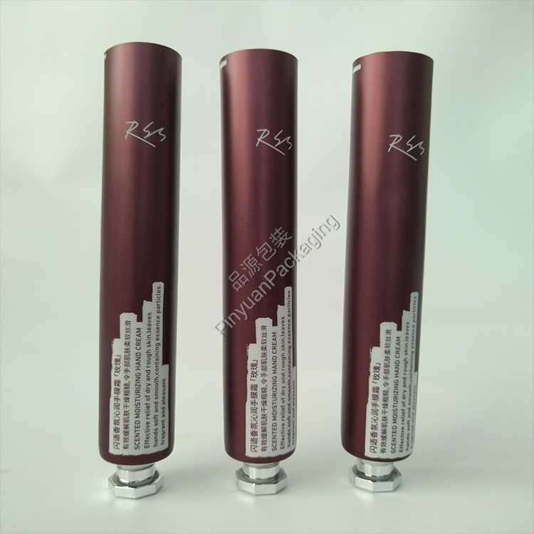 D25 35g Hand Cream ABL Cosmetic Tube with Silver-plated Octagonal Screw Cap