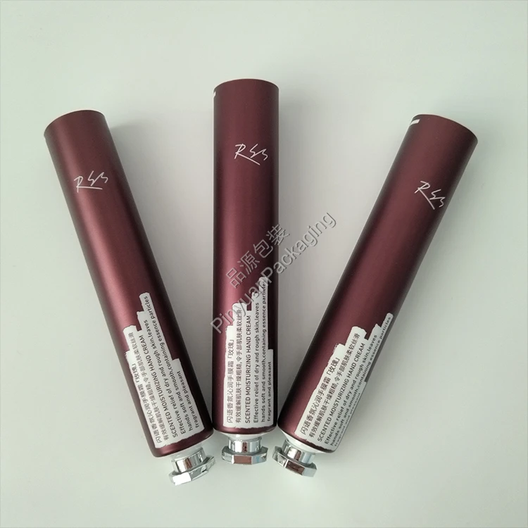 D25 35g Hand Cream ABL Cosmetic Tube with Silver-plated Octagonal Screw Cap