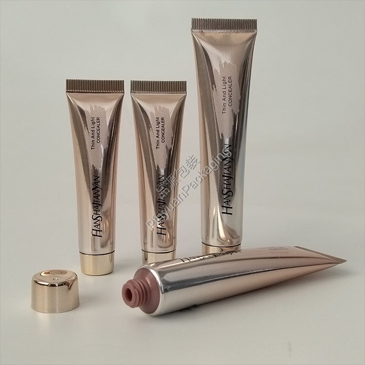 D16/D19 Concealer Cream High-gloss ABL Cosmetic Tube with Rose Gold-plated Screw Cap