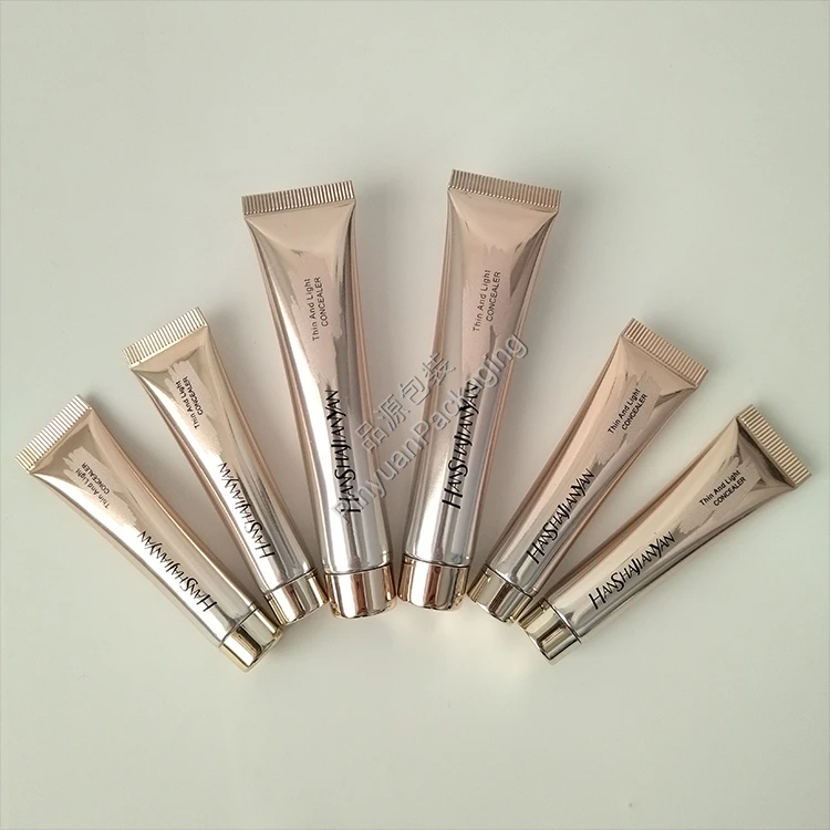 D16/D19 Concealer Cream High-gloss ABL Cosmetic Tube with Rose Gold-plated Screw Cap
