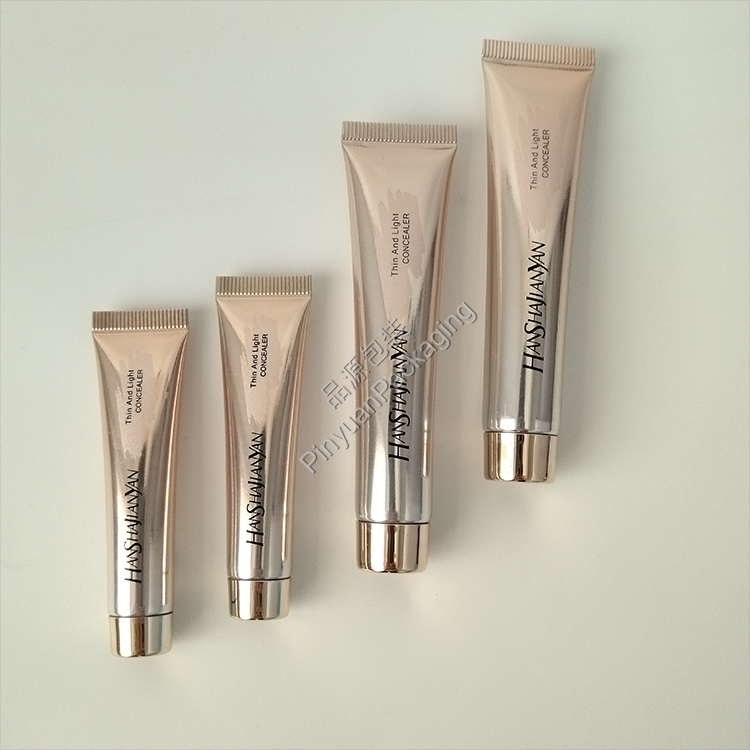 D16/D19 Concealer Cream High-gloss ABL Cosmetic Tube with Rose Gold-plated Screw Cap