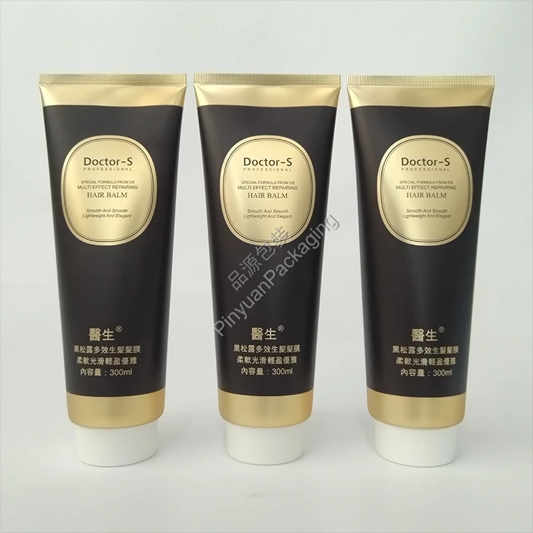 D60 300ml Repairing Hair Balm ABL Cosmetic Tube with Large Nozzle Screw Cap