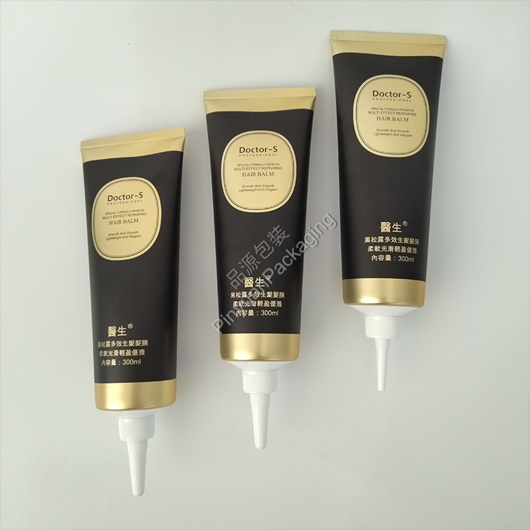 D60 300ml Repairing Hair Balm ABL Cosmetic Tube with Large Nozzle Screw Cap