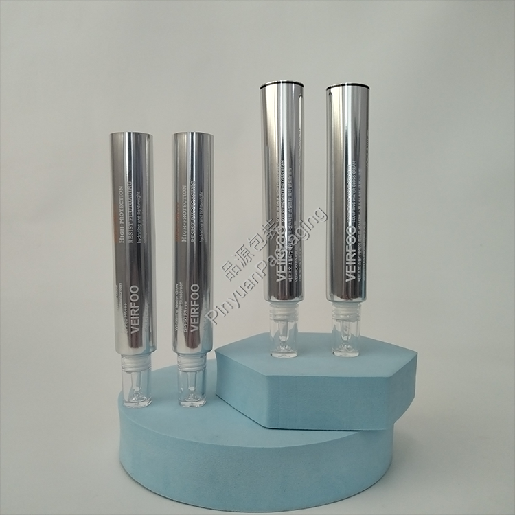 D25 40g Anti-Wrinkle Sunscreen Cream High-gloss ABL Cosmetic Tube with Transparent Dropper Cap
