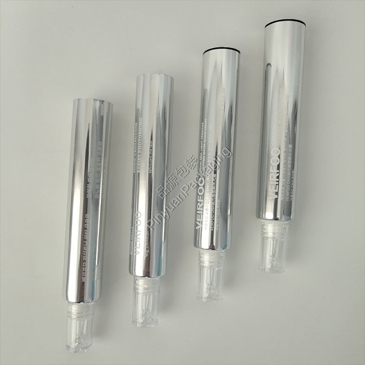 D25 40g Anti-Wrinkle Sunscreen Cream High-gloss ABL Cosmetic Tube with Transparent Dropper Cap