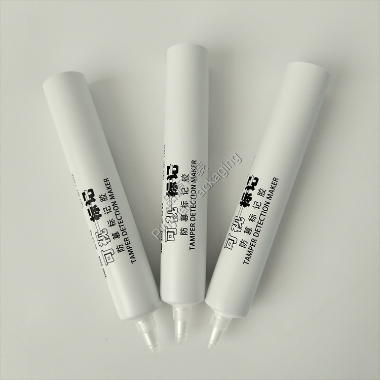 D22 30ml Tamper Detection Maker Adhesive ABL Cosmetic Tube with Transparent Nozzle Cap