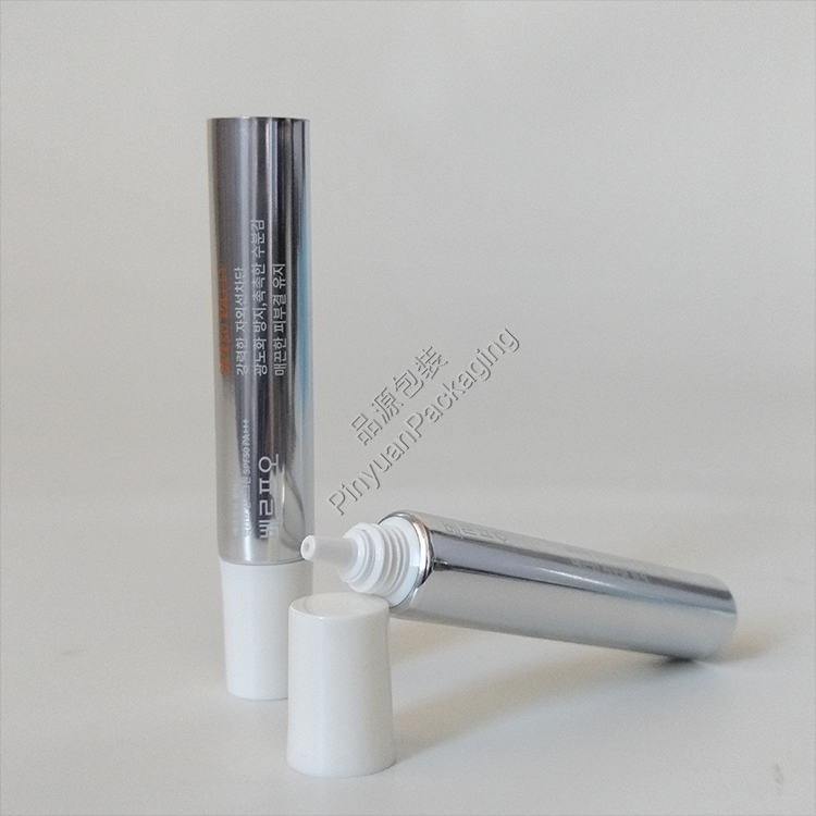D16 5g Skincare Sunscreen Cream High-gloss ABL Cosmetic Tube with White Cylindrical Cap