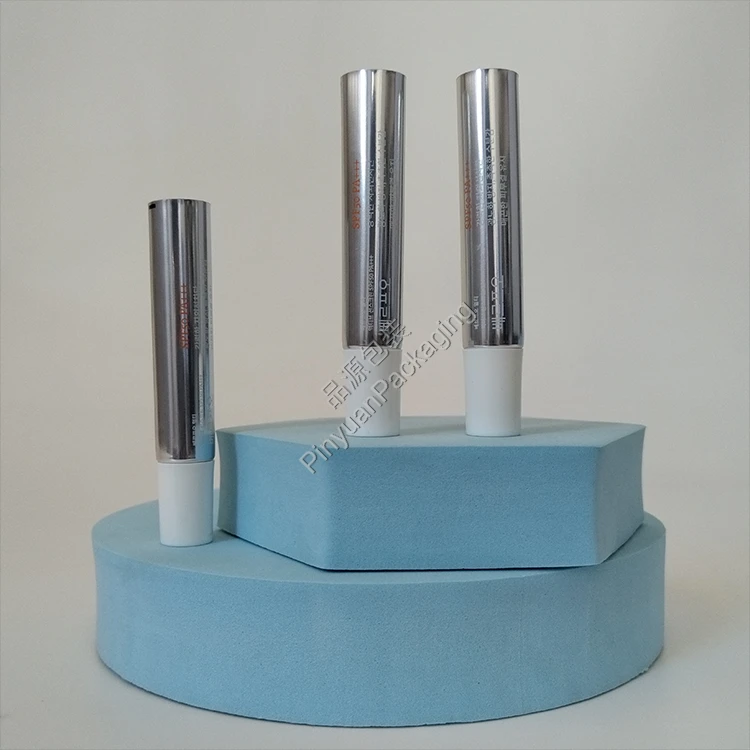 D16 5g Skincare Sunscreen Cream High-gloss ABL Cosmetic Tube with White Cylindrical Cap