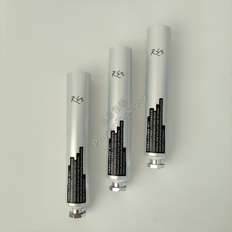 D25 35g Hand Cream ABL Silver Cosmetic Tube with Silver-plated Octagonal Screw Cap