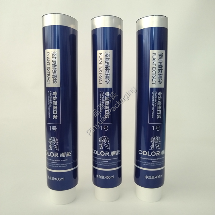 D50 400ml Hair Colors Cream ABL Cosmetic Tube with White Screw Cap