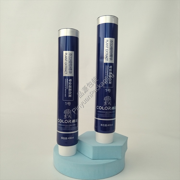 D50 400ml Hair Colors Cream ABL Cosmetic Tube with White Screw Cap