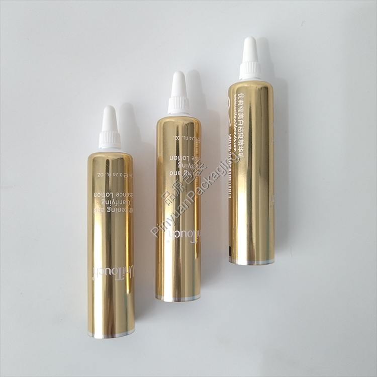 D19 7ml Whitening Essence Lotion High-gloss ABL Cosmetic Tube with White Nozzle Screw Cap