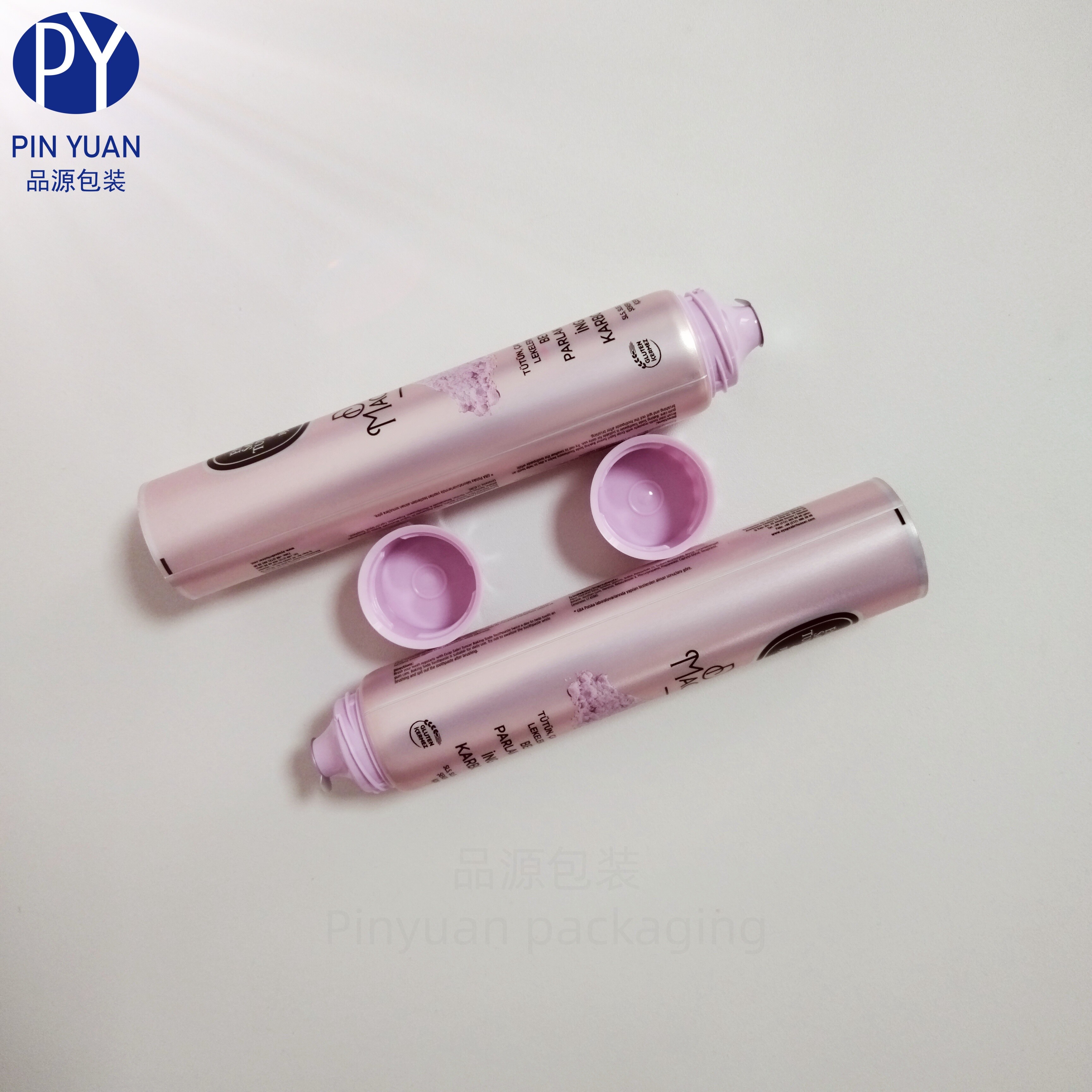 D35 90ml ABL Pink Plastic Cosmetic Toothpaste Tube with Pink Screw Cap D35 90ml ABL Pink Plastic Cosmetic Toothpaste Tube with Pink Screw Cap
