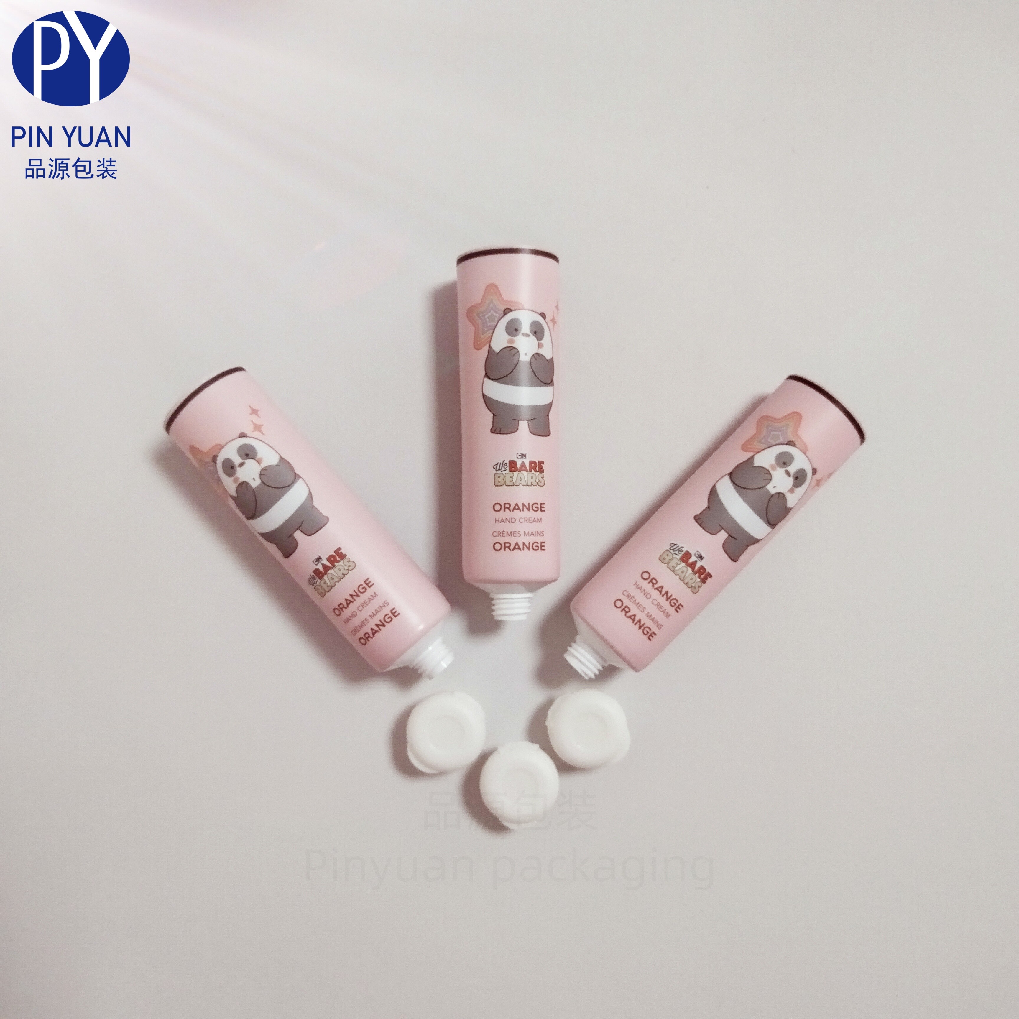 D25 20g ABL Pink Cosmetic Plastic Hand Cream Tube with Mushroom Flip Cap D25 20g ABL Pink Cosmetic Plastic Hand Cream Tube with Mushroom Flip Cap
