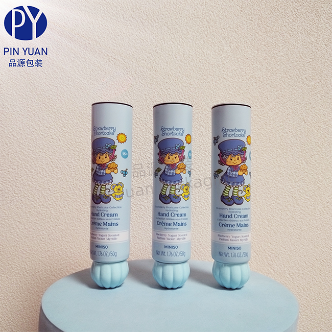 D30 50g Kids' Hand Cream ABL Cosmetic Tube with Cute Pumpkin-shaped Blue Screw Cap