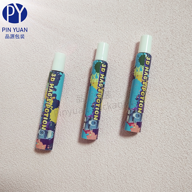 D19 15g Skincare Serum ABL Cosmetic Tube with Black Pointed Nozzle Cap