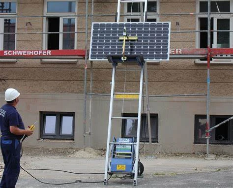 Aluminium alloy solar panel lift