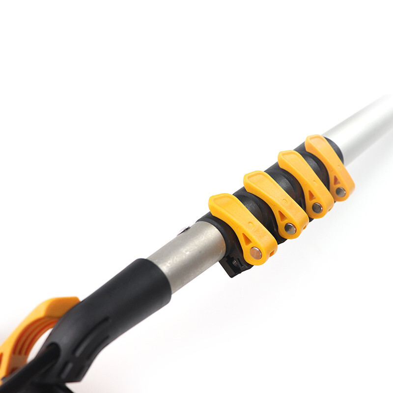 Photovoltaic manual water spray brush