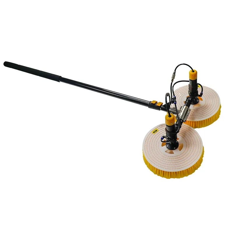 Double-head photovoltaic cleaning machine
