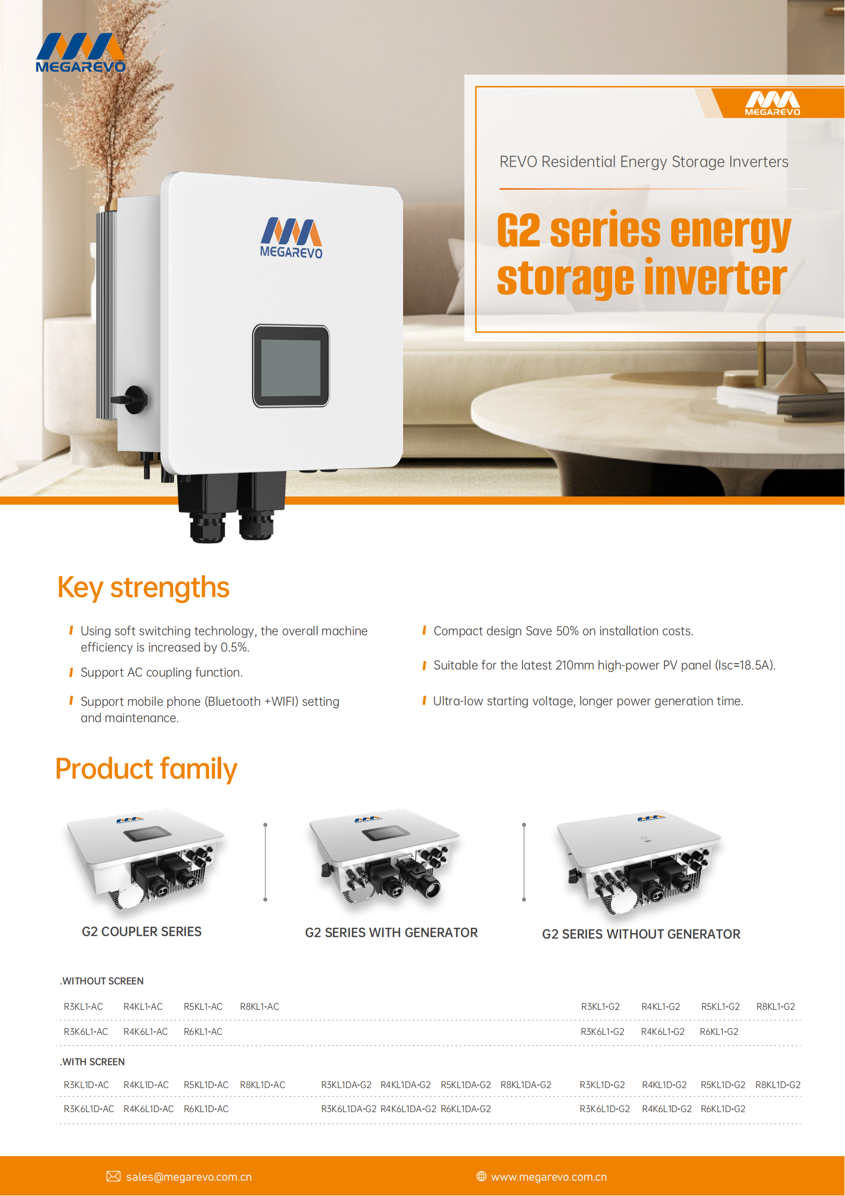 Hybrid inverter-G2 series energy