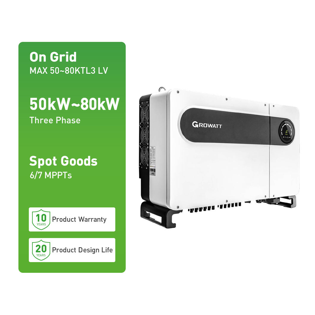 On grid PV inverter-Commercial & Industrial PV Inverter-MAX 50-80KTL3 LV