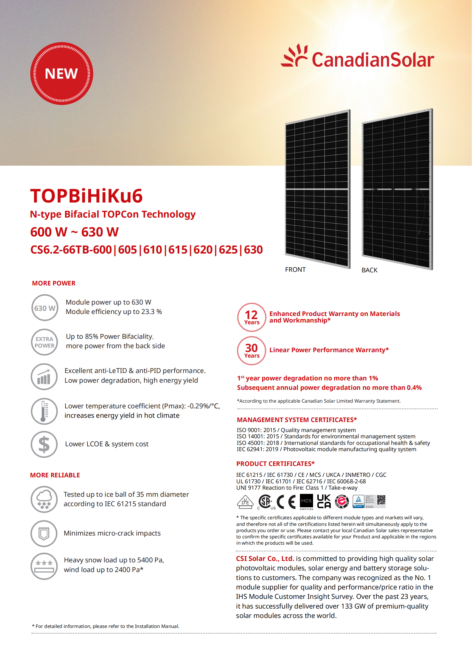 TOPBiHiKu6 CS6.2-66TB-600 - 630W