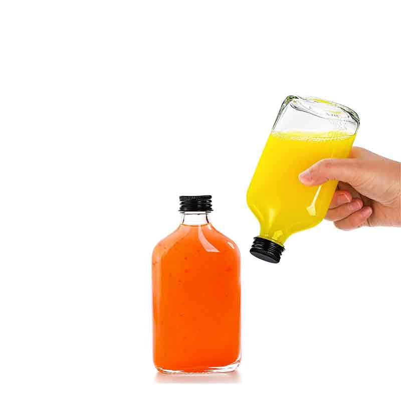 Glass Juice Bottle 