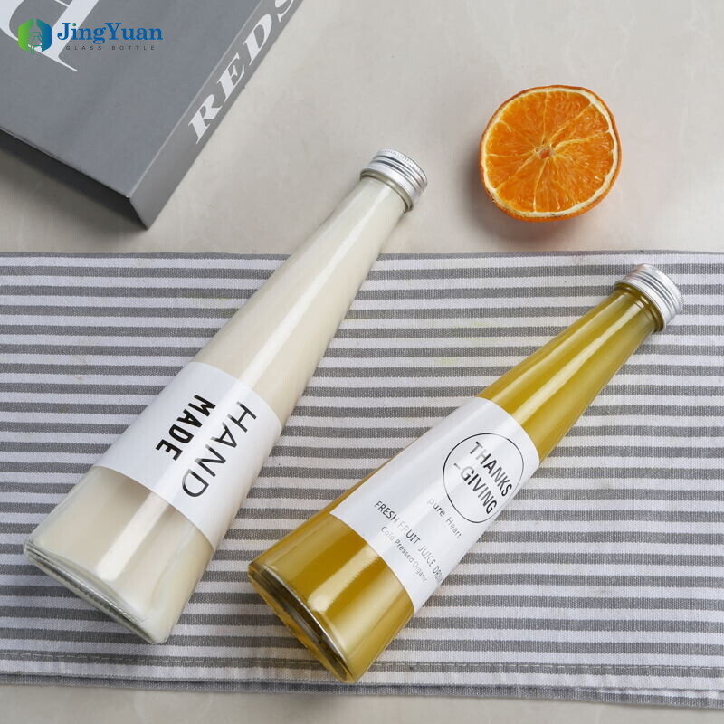 Glass Juice Bottle 