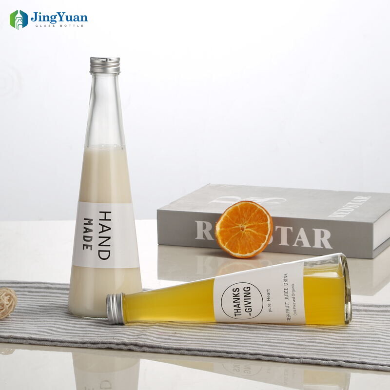 Glass Juice Bottle 
