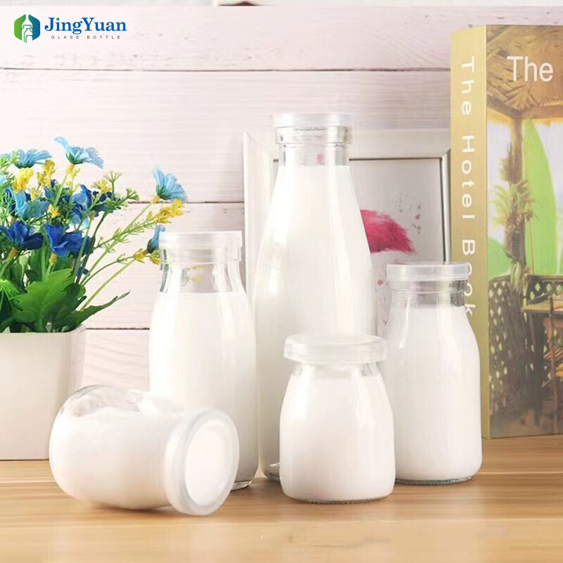 Glass Milk Bottles 