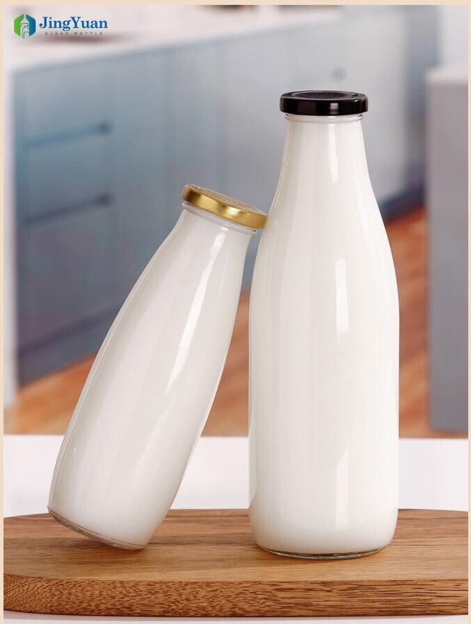 Glass Milk Bottles 