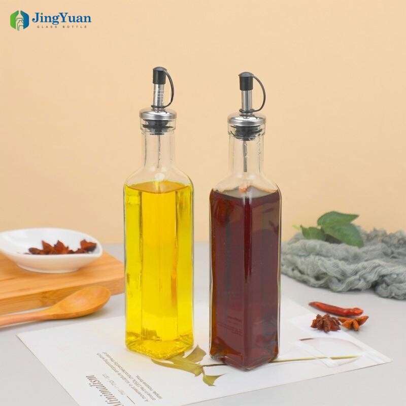 Glass Vinegar Bottles 