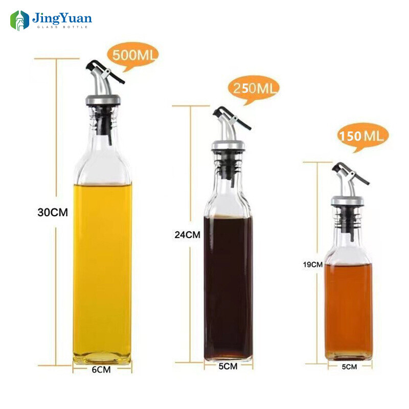 Glass Vinegar Bottles 