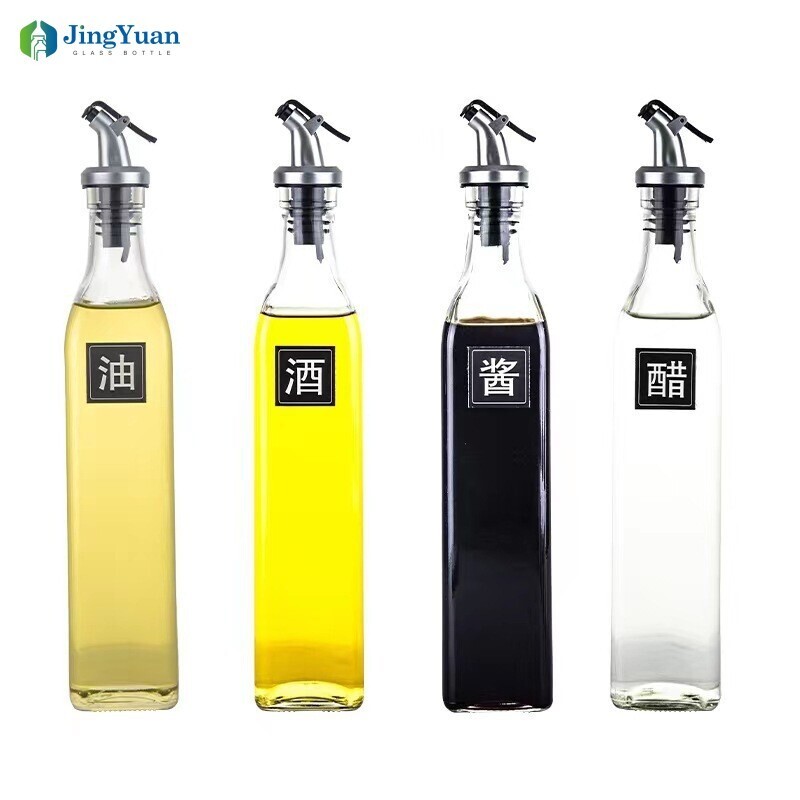 Glass Vinegar Bottles 