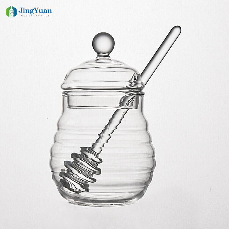 Galss Honey Jar