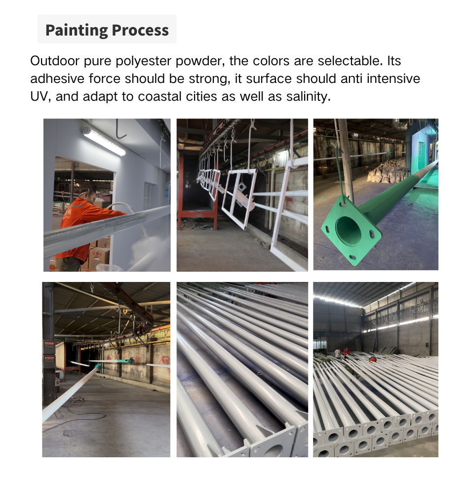 Wholesale Manufacture Octagonal Galvanized Steel Pole