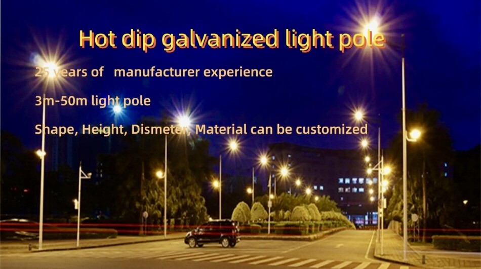 Double Arm Light Pole